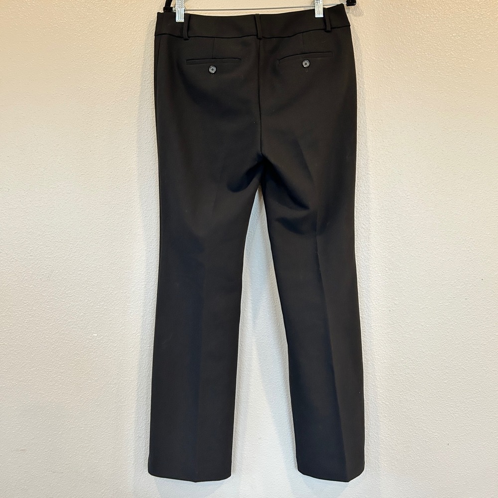 LOFT Marisa Trousers Black Straight Leg Career Pants Womens Size 6‎ - Picture 8 of 12